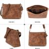 imageBERLINER BAGS Vintage Genuine Leather Shoulder Bag Marbella S Small Crossbody Purse for WomenCamel