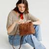 imageBERLINER BAGS Vintage Genuine Leather Shoulder Bag Marbella S Small Crossbody Purse for WomenCamel