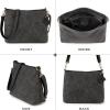 imageBERLINER BAGS Vintage Genuine Leather Shoulder Bag Marbella S Small Crossbody Purse for WomenDark Grey
