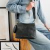imageBERLINER BAGS Vintage Genuine Leather Shoulder Bag Marbella S Small Crossbody Purse for WomenDark Grey