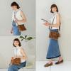 imageBERLINER BAGS Vintage Genuine Leather Shoulder Bag Marbella S Small Crossbody Purse for WomenWalnut