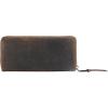 imageBERLINER BAGS Vintage Genuine Leather Wallet Palma RFID Blocking Credit Card Holder Slim Womens Wallet Zip Around Wallet for 14 Cards Bills Coins ID Window  Dark GreyEarth