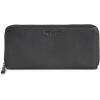 imageBERLINER BAGS Vintage Genuine Leather Wallet Palma RFID Blocking Credit Card Holder Slim Womens Wallet Zip Around Wallet for 14 Cards Bills Coins ID Window  Dark GreyBlack