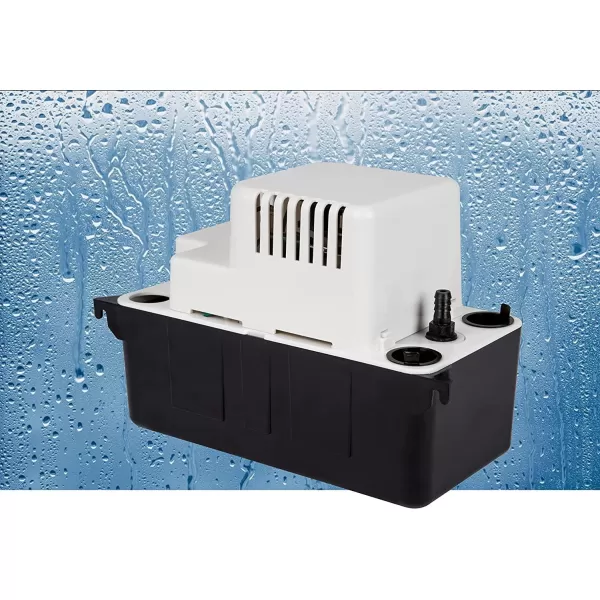 Little Giant 554425 VCMA-20ULS 80 GPH 1/30 HP Automatic Condensate Pump with Safety Switch for HVAC, Dehumidifier, Furnace, Air Conditioner