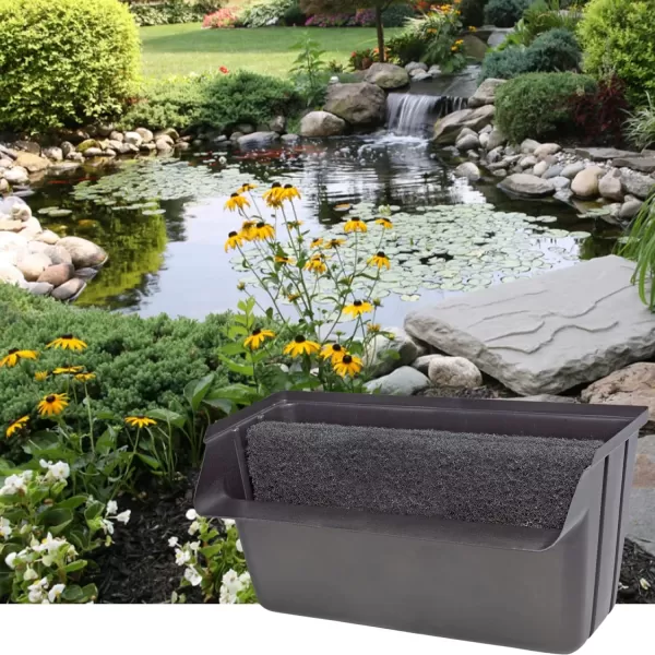 Little Giant SPW10 Spillway for Streams or Pond Waterfalls, 10-Inch, Maximum 1000 GPH, Black, 517202