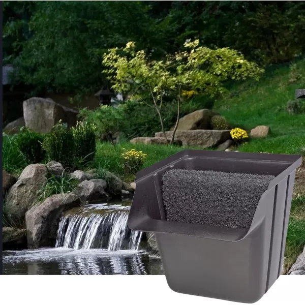 Little Giant SPW10 Spillway for Streams or Pond Waterfalls, 10-Inch, Maximum 1000 GPH, Black, 517202