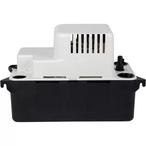 Little Giant VCMA-15ULS 115 Volt, 65 GPH, 1/50 HP Automatic Condensate Removal Pump with Safety Switch, White/Black, 554405)