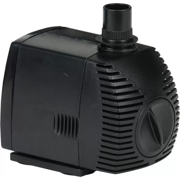 Little Giant PES-1000-PW 115-Volt, 1150 GPH Magnetic Drive Fountain/Pond Pump with 15-Ft. Cord, Black, 566722