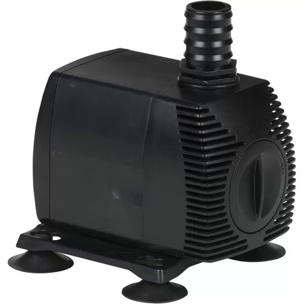 Little Giant PES-1000-PW 115-Volt, 1150 GPH Magnetic Drive Fountain/Pond Pump with 15-Ft. Cord, Black, 566722