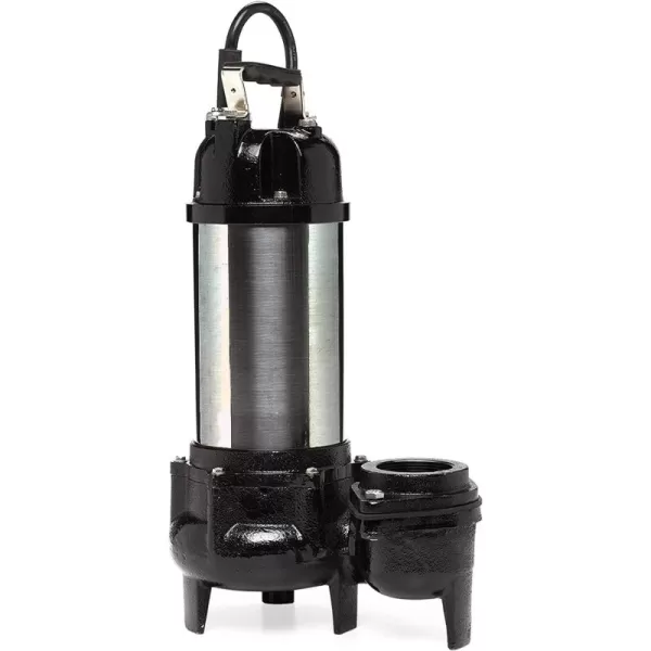 Little Giant WGFP-100 115 Volt, 6400 GPH Stainless Steel and Cast Iron Water Feature Pump with 19-Ft. Cord, Black, 566070