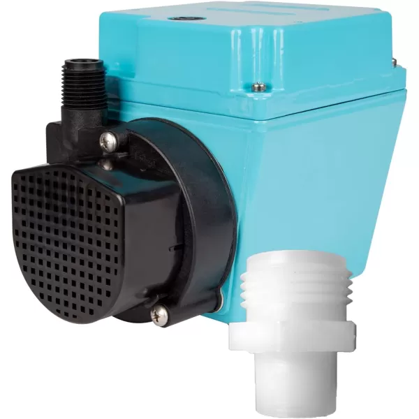 Little Giant GH-1, 1-Inch MNPT x 3/4-inch Male GHT Garden Hose Reducer/Adapter for Utility, Pond or Hydroponic Pumps with 1-inch FNPT discharge, Black, 599030)