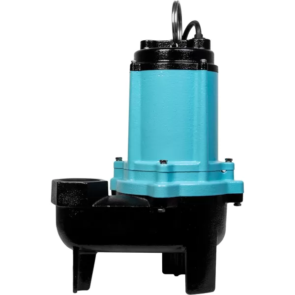 Little Giant 10SC-CIM 115 Volt, 1/2 HP, 7200 GPH Cast Iron Manual Submersible Sewage/Effluent Pump with 20-Ft. Cord , Blue, 511432