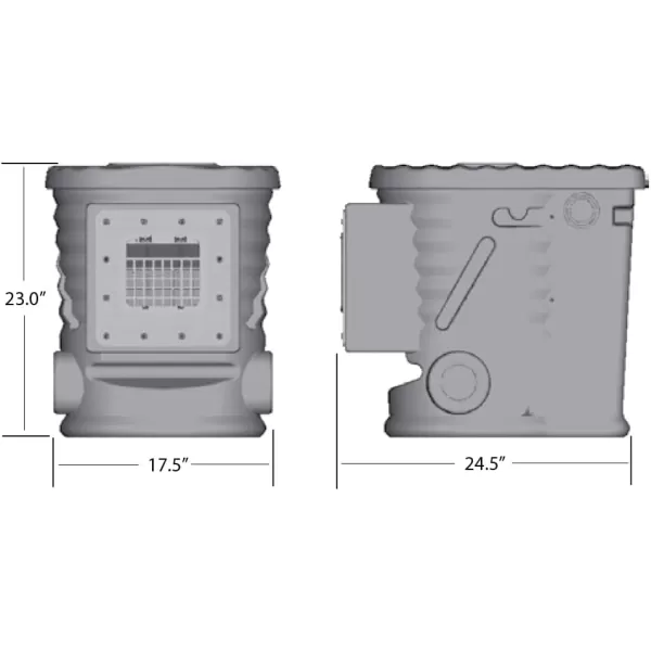 Little Giant SK5 5000 Gallon Per Hour Pond Skimmer, Black, 14940171