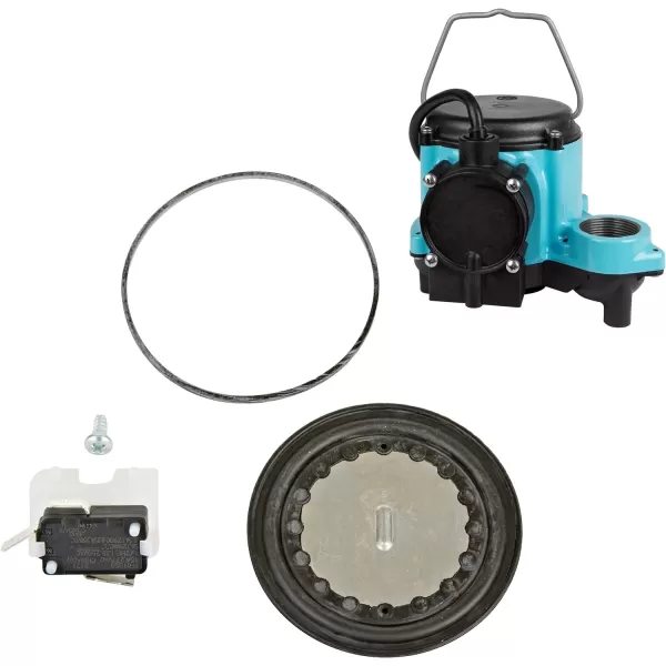Little Giant SPRK-2 Sump Pump Diaphragm Switch Repair Kit WITHOUT Casing, Black, 599320