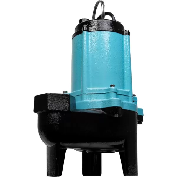 Little Giant 10SC-CIM 115 Volt, 1/2 HP, 7200 GPH Cast Iron Manual Submersible Sewage/Effluent Pump with 20-Ft. Cord , Blue, 511432