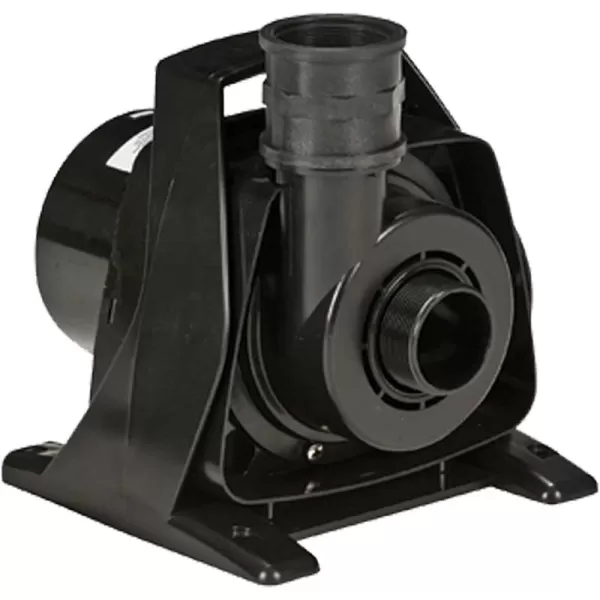 Little Giant FP9 115-Volt, 8100 GPH Wet Rotor Submersible or Inline Pond/Fountain Pump with 26-Ft. Cord, Black, 566137