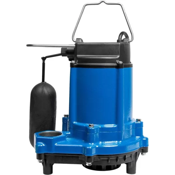 Little Giant Select Series LG-SC33SA 115 Volt, 1/3 HP, 3420 GPH Cast Iron Sump Pump with Snap-Action Switch and 10-Ft. Cord, Blue, 14942671