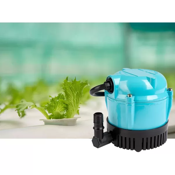 Little Giant 1-AT 115-Volt, 1/200 HP, 170 GPH Small Submersible Permanently Oiled Pump for Fountains, Water Displays and Air Conditioners, 10-Foot Cord, Blue, 500286