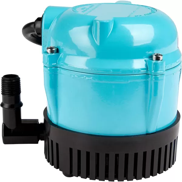 Little Giant 1-AT 115-Volt, 1/200 HP, 170 GPH Small Submersible Permanently Oiled Pump for Fountains, Water Displays and Air Conditioners, 10-Foot Cord, Blue, 500286