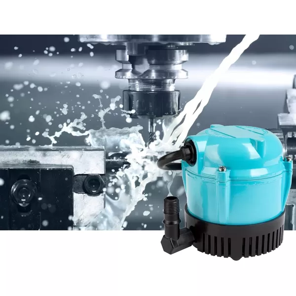 Little Giant 1-AT 115-Volt, 1/200 HP, 170 GPH Small Submersible Permanently Oiled Pump for Fountains, Water Displays and Air Conditioners, 10-Foot Cord, Blue, 500286