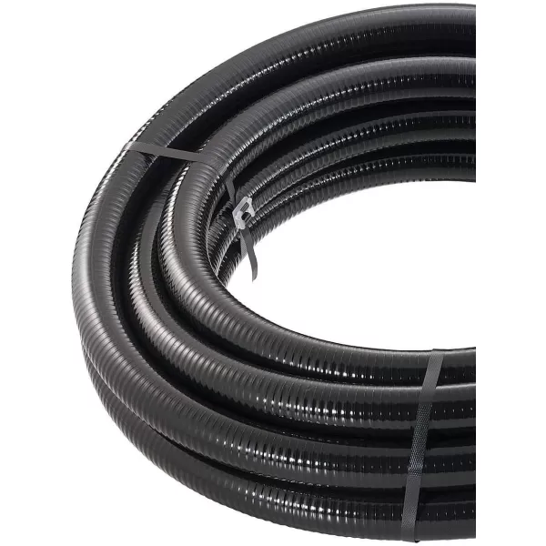 Little Giant 566183 T-11/2-50 BFPVC Flex PVC Tubing, 1-1/2-Inch by 50-Feet, Black