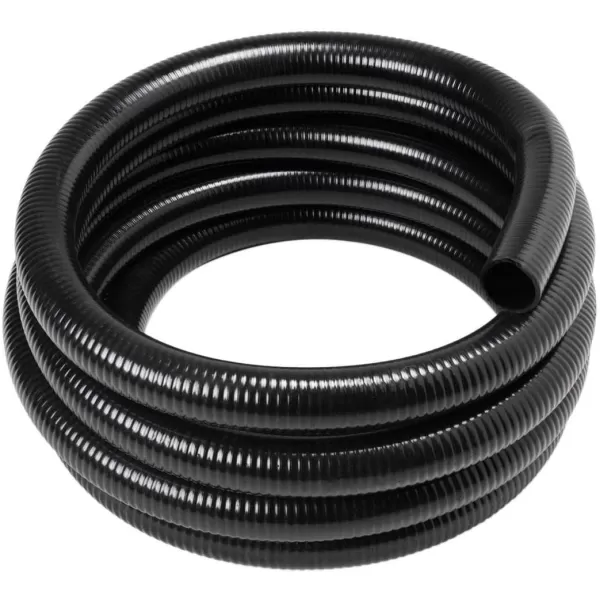 Little Giant 566183 T-11/2-50 BFPVC Flex PVC Tubing, 1-1/2-Inch by 50-Feet, Black