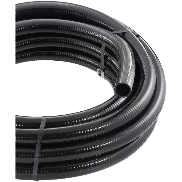 Little Giant 566183 T-11/2-50 BFPVC Flex PVC Tubing, 1-1/2-Inch by 50-Feet, Black