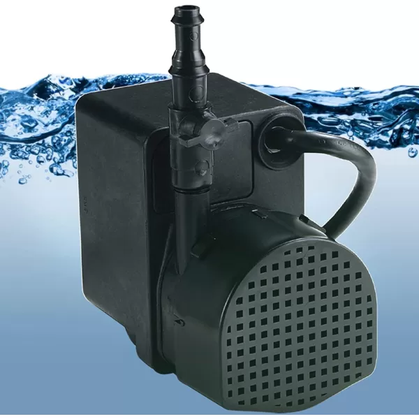 Little Giant PE-2H-PW 115 Volt, 1/40 HP, 300 GPH Epoxy Encapsulated Direct Drive Submersible Pump with 6-Ft. Cord and Flow Control Valve, Black, 566609