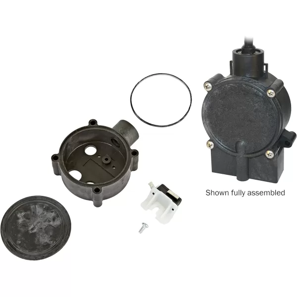 Little Giant SPRK-1 Sump Pump Diaphragm Switch Repair Kit with Casing, Black, 599300