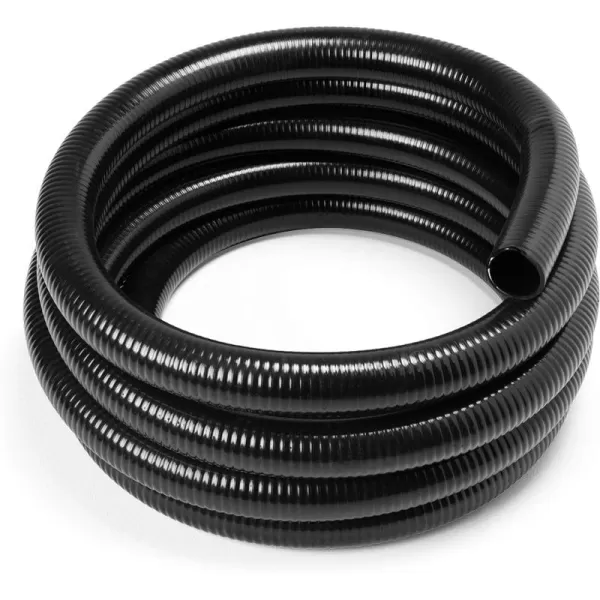 Little Giant 566183 T-11/2-50 BFPVC Flex PVC Tubing, 1-1/2-Inch by 50-Feet, Black