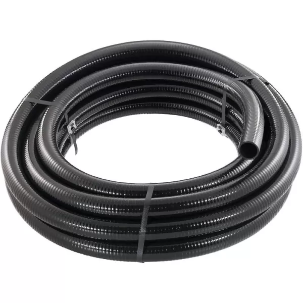 Little Giant 566183 T-11/2-50 BFPVC Flex PVC Tubing, 1-1/2-Inch by 50-Feet, Black