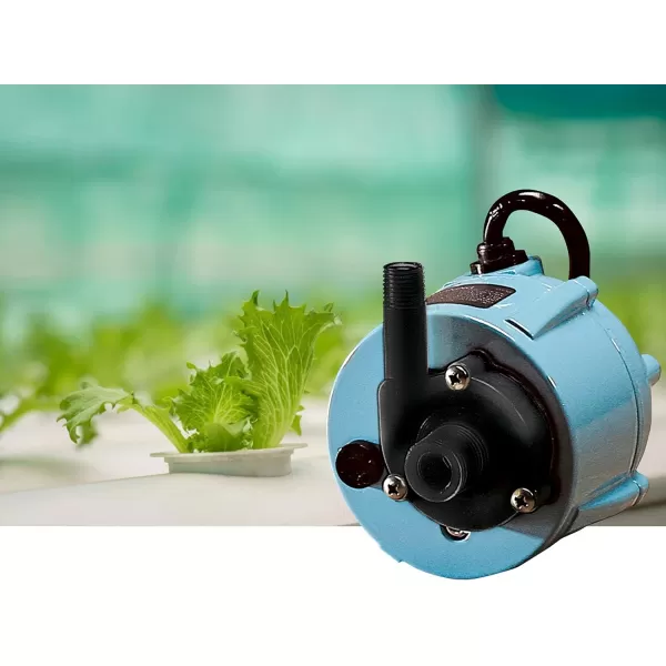 imageLittle Giant 501203 205 GPH 115Volt Manual Oil Filled Submersible or Inline Aluminum Direct Drive Pump Blue 142