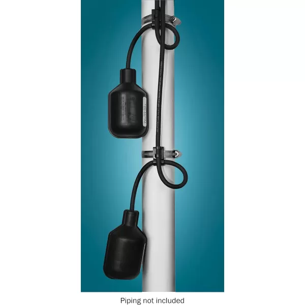 imageLittle Giant 15DFMMD2WOP 230Volt Plugless DoubleFloat Mechanical Switch 15Ft Cord Black 14940411