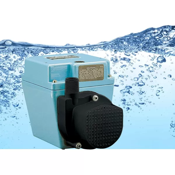 imageLittle Giant 3E12NR 115Volt 115 HP 670 GPH Dual Purpose InLine or Small Submersible OilFilled Pump 6Ft Cord Blue 50320312in FNPT intake 6ft cord