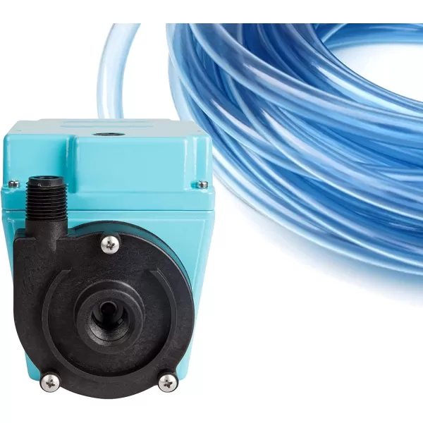 imageLittle Giant 3E12NR 115Volt 115 HP 670 GPH Dual Purpose InLine or Small Submersible OilFilled Pump 6Ft Cord Blue 50320312in FNPT intake 6ft cord