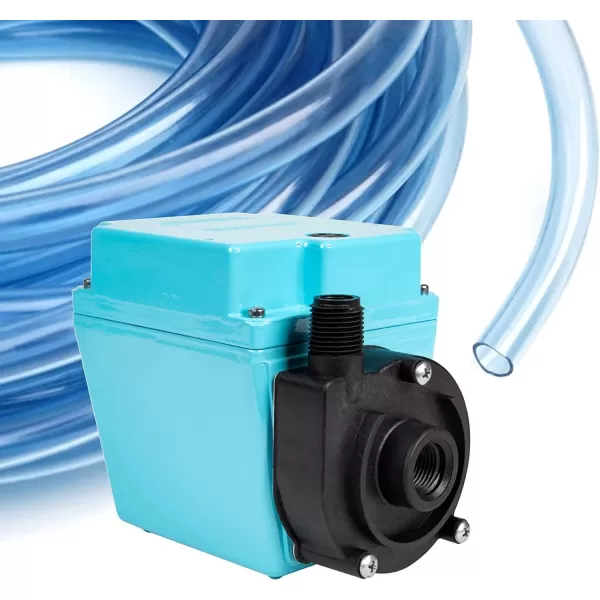 imageLittle Giant 3E12NR 115Volt 115 HP 670 GPH Dual Purpose InLine or Small Submersible OilFilled Pump 6Ft Cord Blue 50320334in MNPT intake 10ft cord