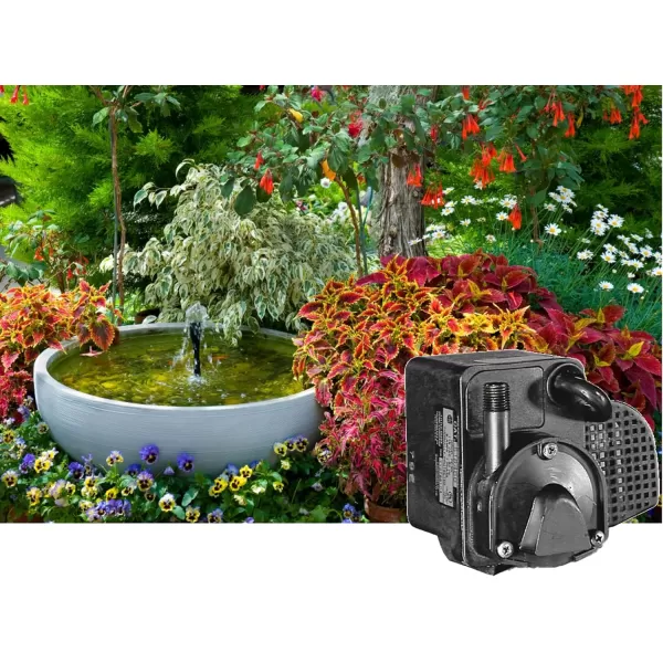 imageLittle Giant PE2H 115 Volt 140 HP 300 GPH Epoxy Encapsulated Direct Drive Submersible Pump with 6 Ft Cord Black 51840014 MNPT Discharge