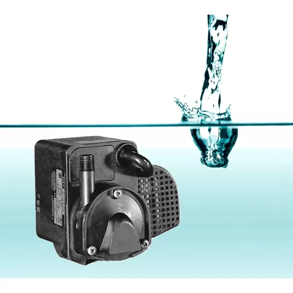 imageLittle Giant PE2H 115 Volt 140 HP 300 GPH Epoxy Encapsulated Direct Drive Submersible Pump with 6 Ft Cord Black 51840014 MNPT Discharge