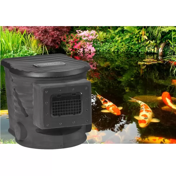 imageLittle Giant SK5 5000 Gallon Per Hour Pond Skimmer Black 1494017110000 GPH