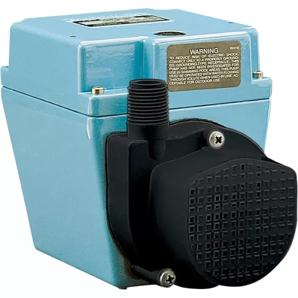 imageLittle Giant 3E12NR 115Volt 115 HP 670 GPH Dual Purpose InLine or Small Submersible OilFilled Pump 6Ft Cord Blue 50320312in FNPT intake 6ft cord