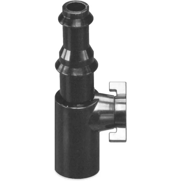 imageLittle Giant 566228 14inch Slip Fit Pump Flow Control Valve Accepts 38inch and 12inch Tubing Black FC14