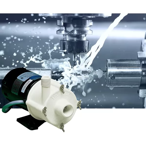 imageLittle Giant 115 Volt 125 HP 510 GPH 2MDSC NonSubmersible SemiCorrosive Chemical Magnetic Drive Pump 6Foot Cord with Plug BlackWhite 580503115 Volt  510 GPH  6ft Cord with Plug