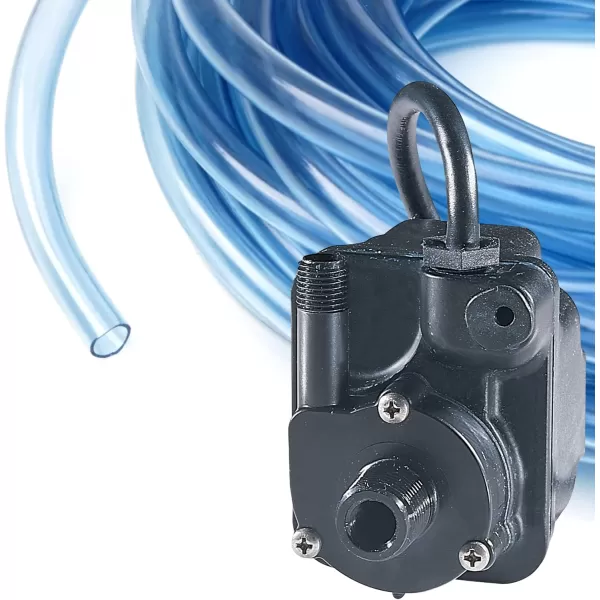 imageLittle Giant 1EA42 115 Volt 1125 HP 170 GPH Dual Purpose  Inline or Submersible Small EpoxyEncapsulated Pump with 10 ft Cord Black 518087