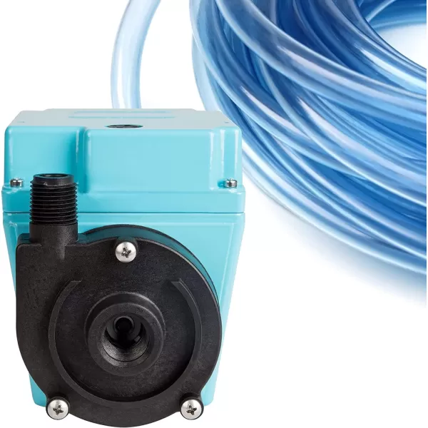 imageLittle Giant 3E12NRY 230Volt 115 HP 600 GPH OilFilled Direct Drive InLine or Submersible Pump with 12ft Cord Plugless Blue 503216