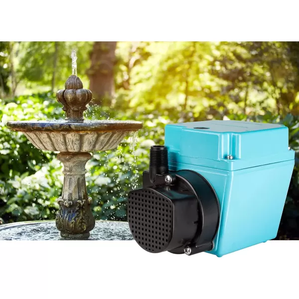 imageLittle Giant 4E34NR 115 Volt 112 HP 810 GPH Small Submersible OilFilled Water Transfer Pump with 6ft Cord Blue 504203