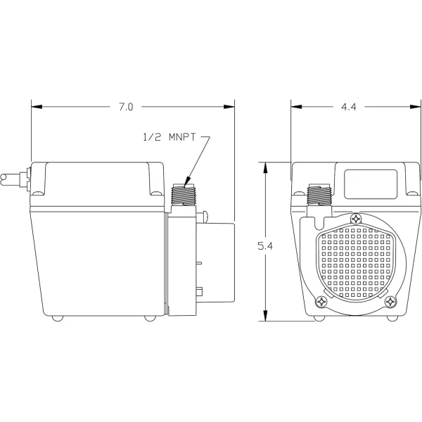 imageLittle Giant 4E34NR 115 Volt 112 HP 810 GPH Small Submersible OilFilled Water Transfer Pump with 6ft Cord Blue 504203