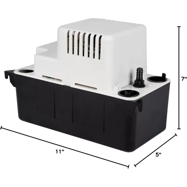 imageLittle Giant 554425 VCMA20ULS 80 GPH 130 HP Automatic Condensate Pump with Safety Switch for HVAC Dehumidifier Furnace Air Conditioner