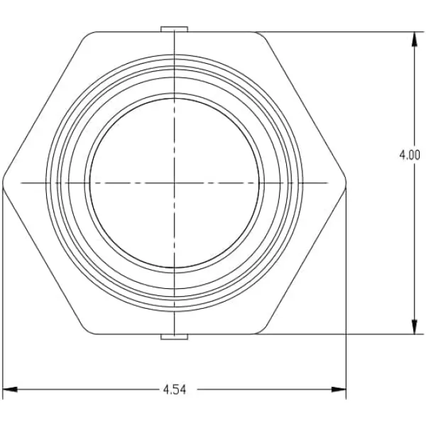 imageLittle Giant ADBH2 Bulkhead Fitting Suitable for Ponds 2Inch FNPT Black 566257