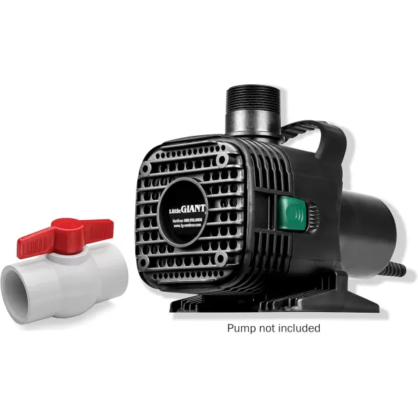 imageLittle Giant BV112S 15Inch Slip x 15Inch Slip PVC Ball Valve for Ponds and Fountains White 566250