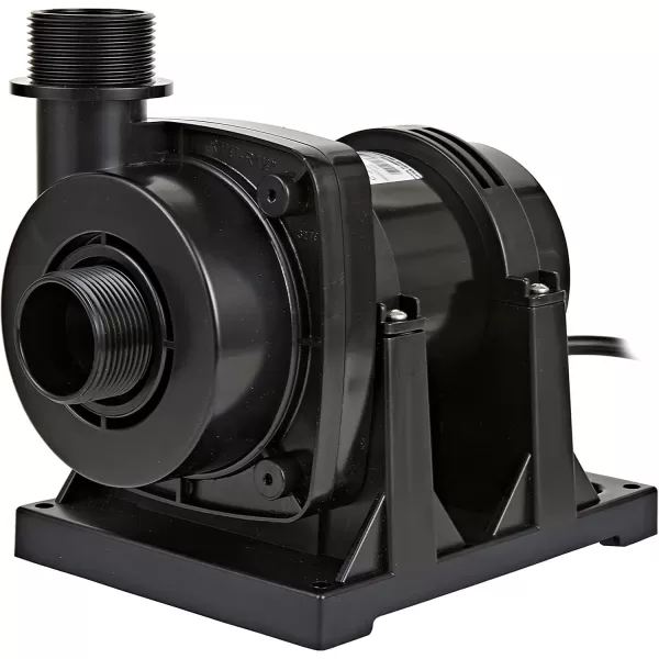 imageLittle Giant FP2 115Volt 2220 GPH Wet Rotor Submersible or Inline PondFountain Pump with 26Ft Cord Black 5661331000 GPH